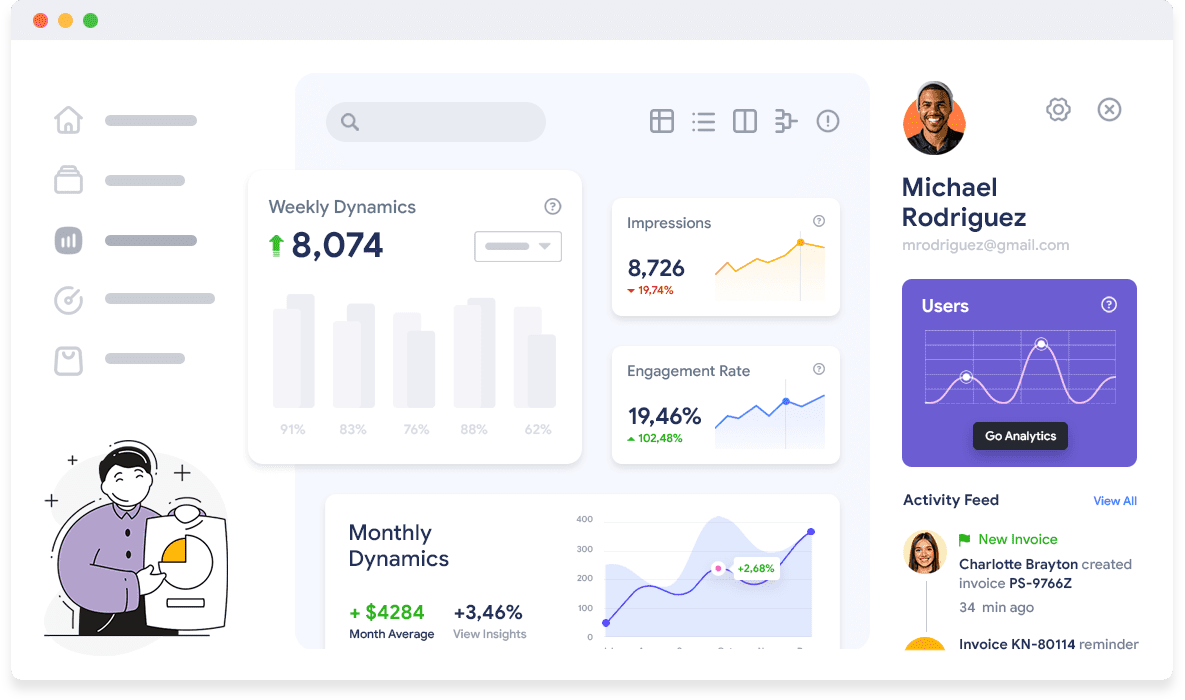 School ERP interface and delivery preview