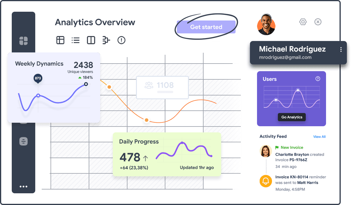 SEO Services interface and delivery preview